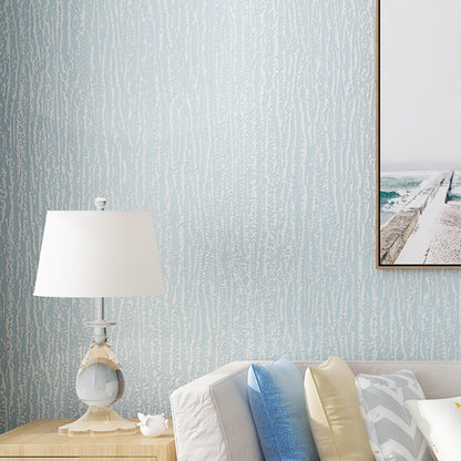Soft textured wallpaper in a light room